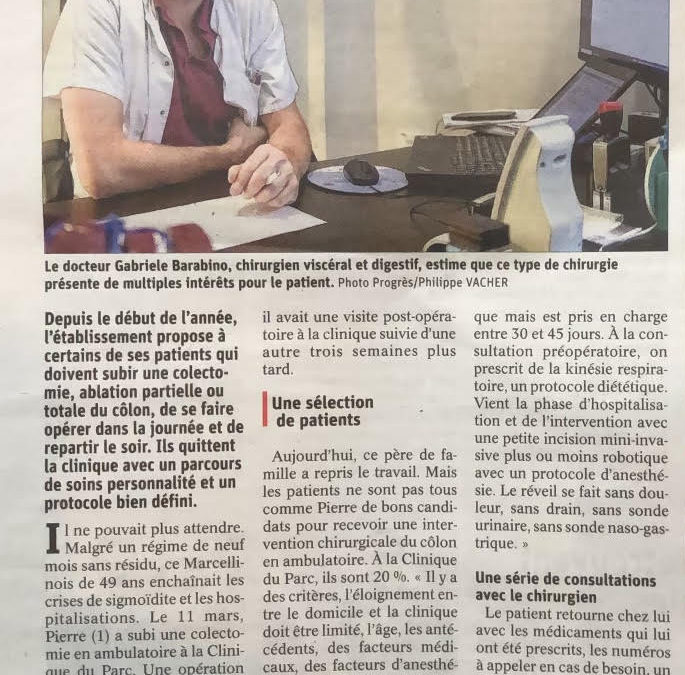 Chirurgie du côlon en ambulatoire